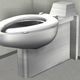 Floor Mount, Wall Outlet Toilet