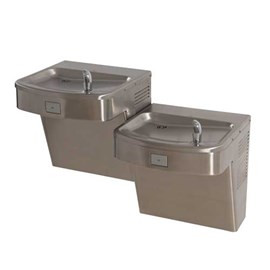 Universal Bi-Level Barrier-Free Stainless Steel Water Cooler