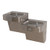 Barrier-Free Wall Mount Universal Bi-Level Drinking Fountain - No Refrigeration
