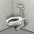 Wall Hung Toilet, Front Mount