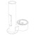 Round Pedestal Push Button Pet Fountain Receptor