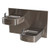 Rounded Box Barrier-Free Wall Mount Bi-Level Drinking Fountain
