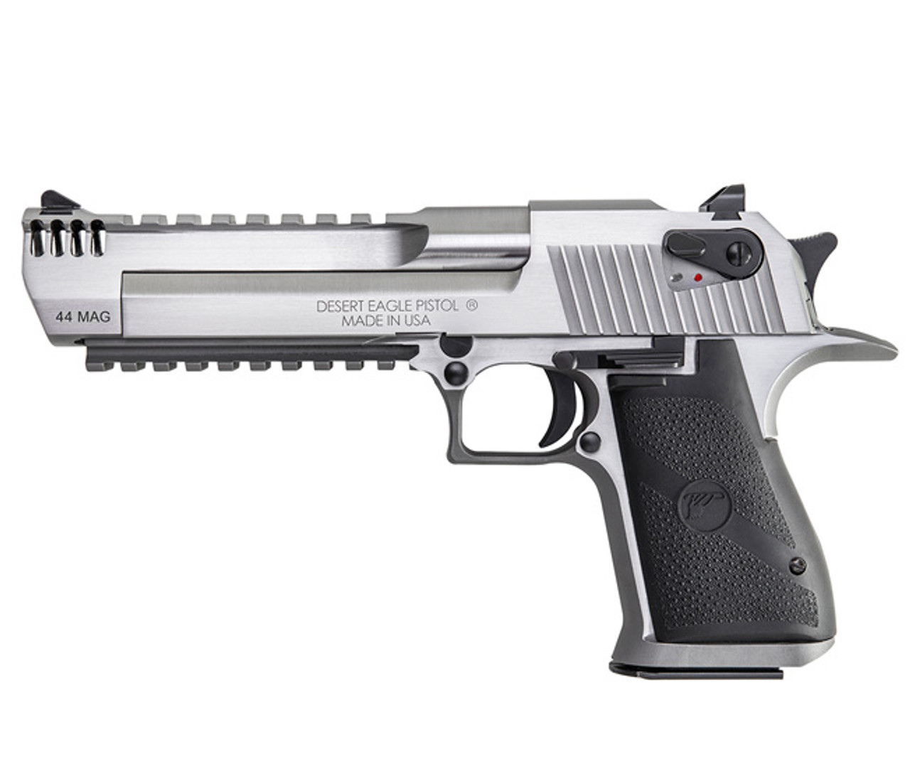 Desert Eagle, .44 Magnum, Stainless with Integral Muzzle Brake