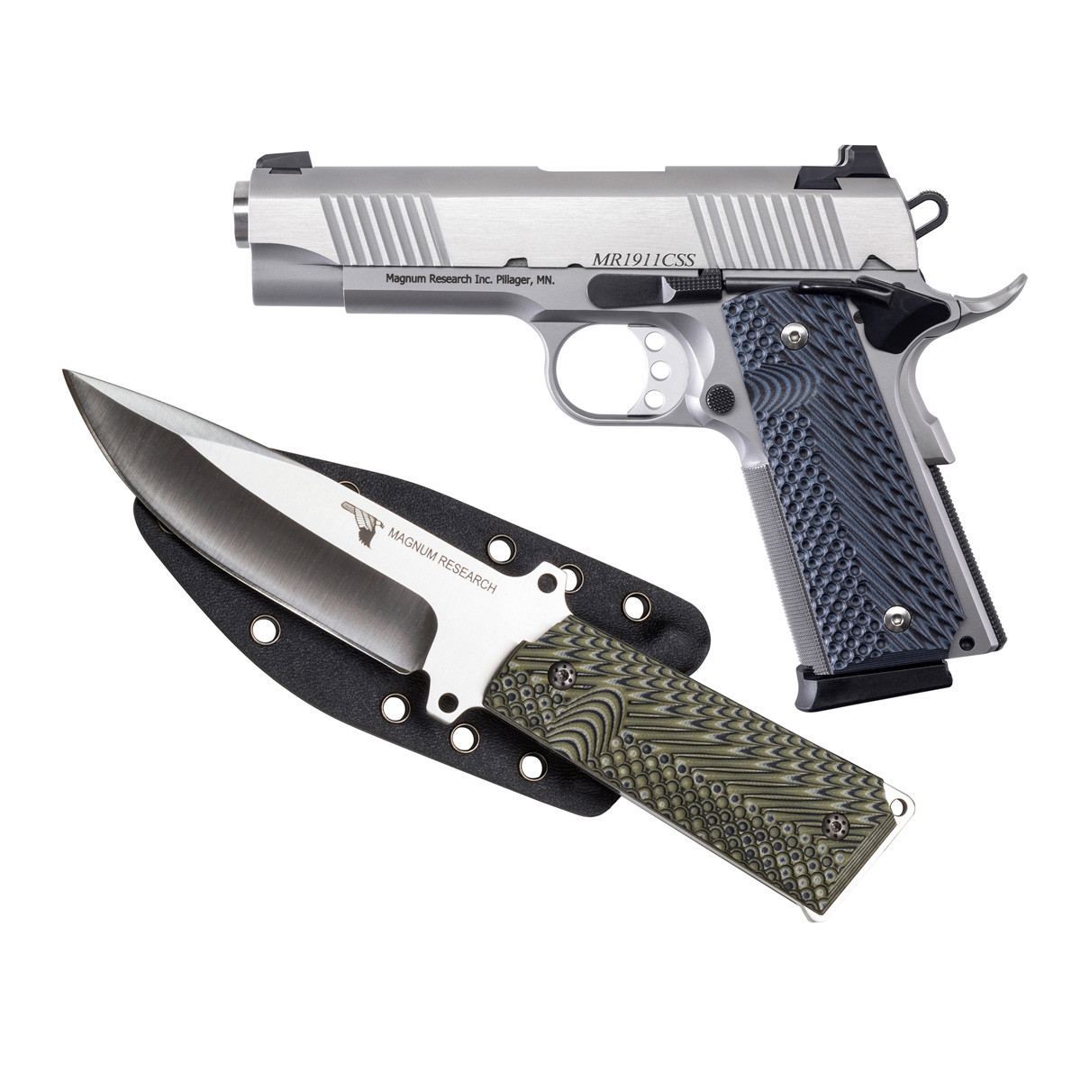 Magnum Research Desert Eagle ガスガン 本体 Desert Eagle 1911 C Stainless, with KNIFE1911 - Kahr Firearms Group