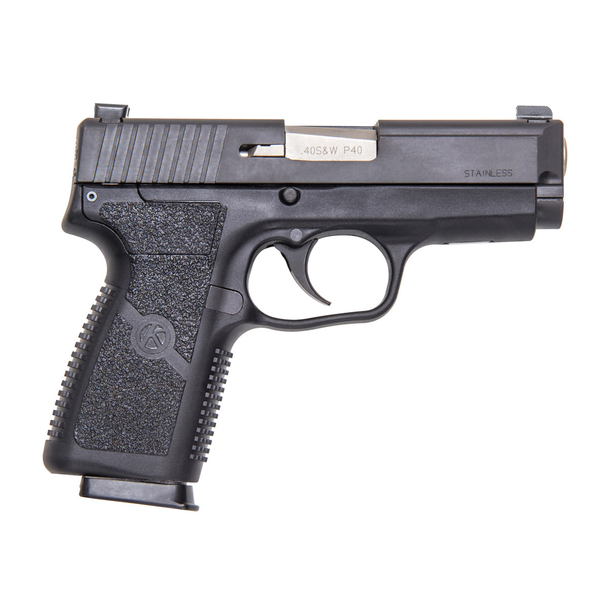 U.S.M Pistol ガスガン P40, Matte Blackened Stainless Slide w/ Night Sights - Kahr