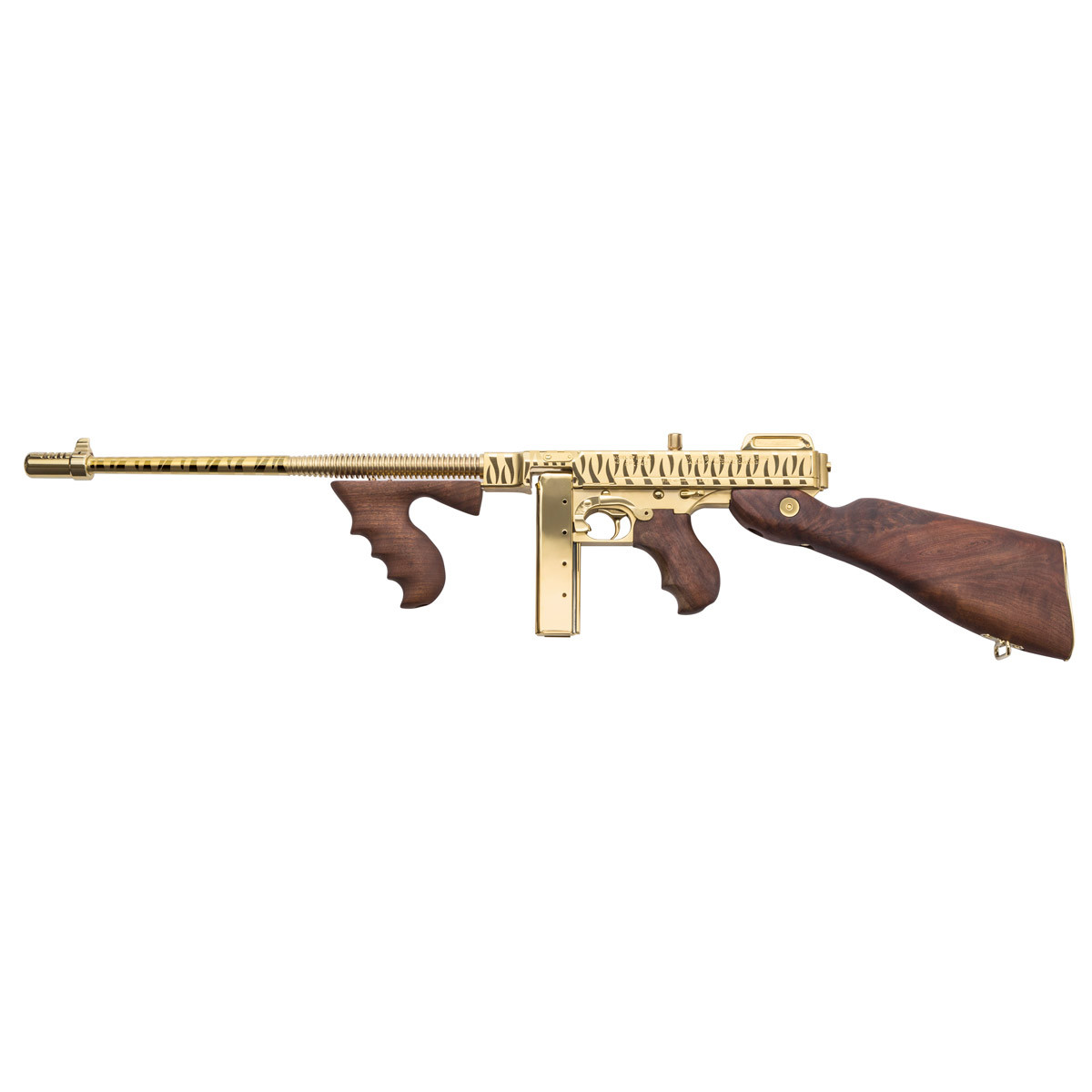 1927A-1, Deluxe Carbine, .45 Cal., Gold plated with Tiger Stripe