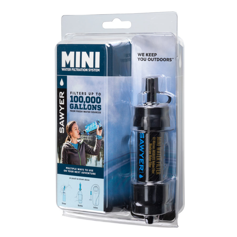 Black Sawyer Mini Water Filtration System - Kahr Firearms Group