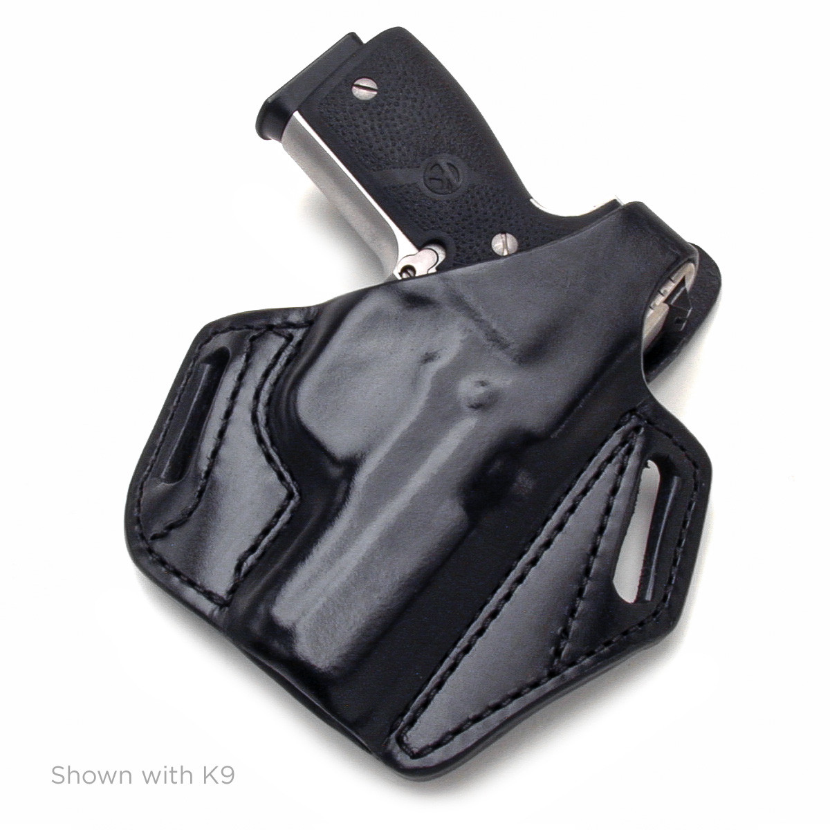 K9 Mitch Rosen Belt-Slide Holster with Thumb Break Black - Kahr