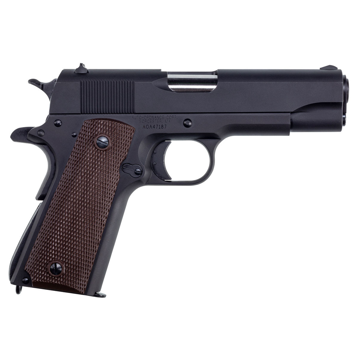 1911A1, GI Specs., Matte Black Finish, Commander Model, 45Cal