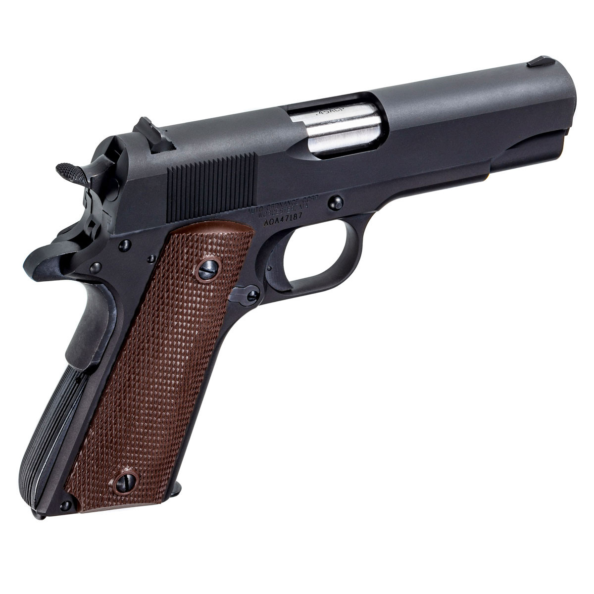 1911A1, GI Specs., Matte Black Finish, Commander Model, 45Cal
