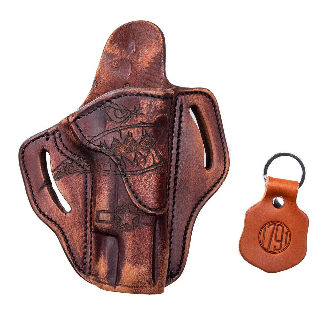 BFR Bandolier Holster, Havanna Brown with Belt Strap - Kahr Firearms Group
