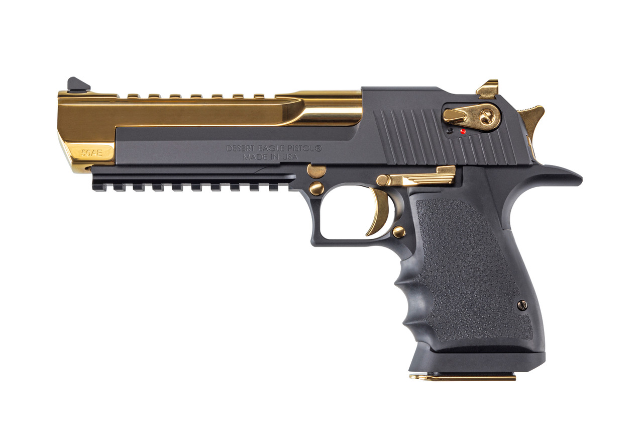 Desert Eagle L6 Black T-Gold, Pistols, Handguns