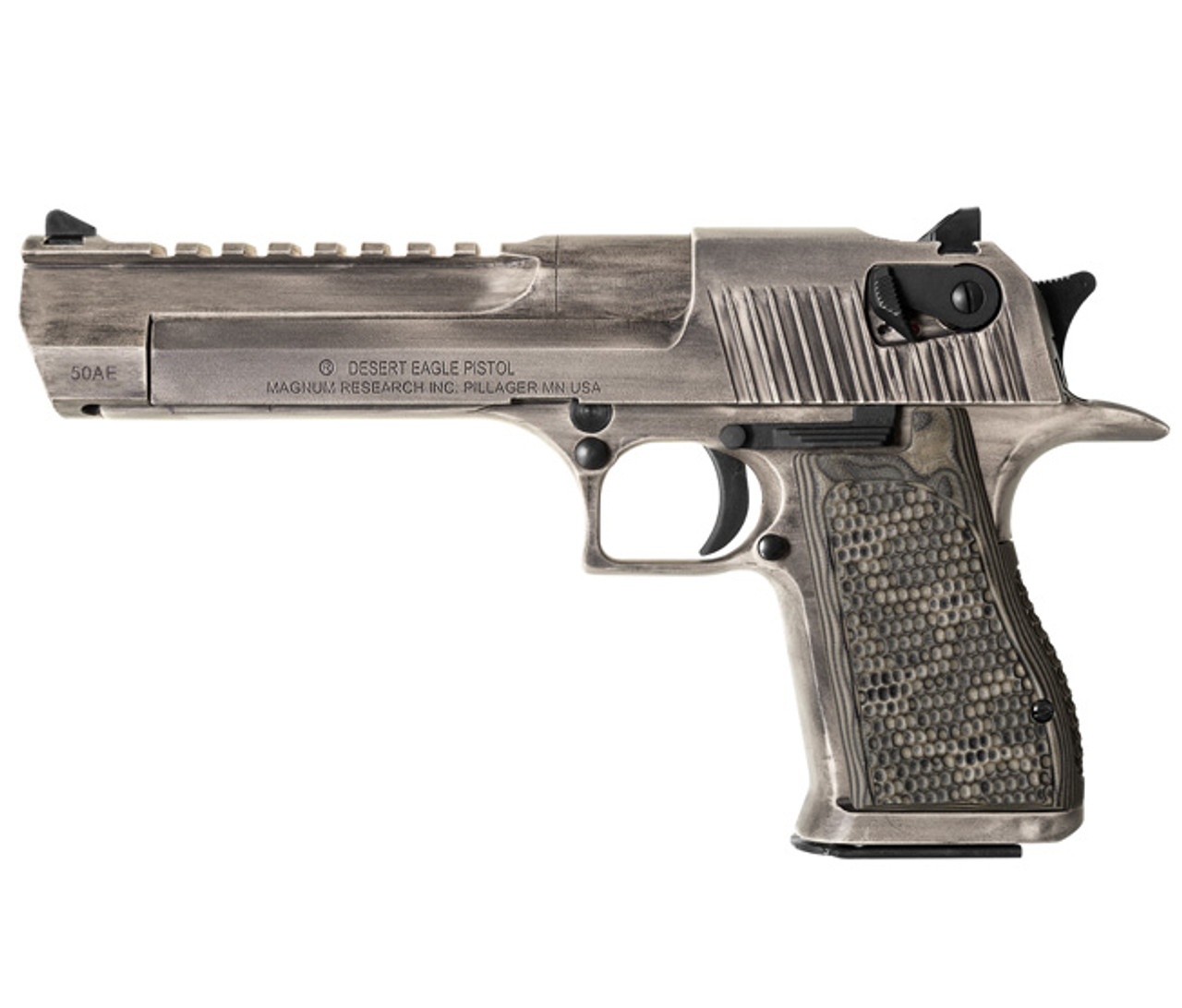 Desert Eagle, .50 AE White Matte Distressed - Kahr Firearms Group