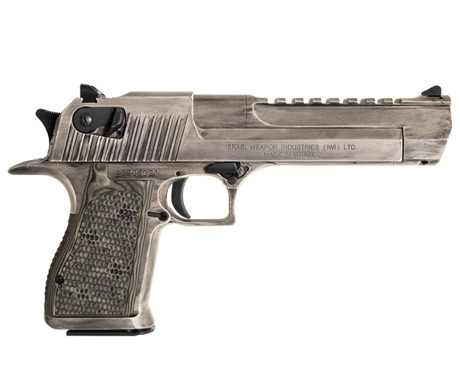 Desert Eagle, .50 AE White Matte Distressed - Kahr Firearms Group