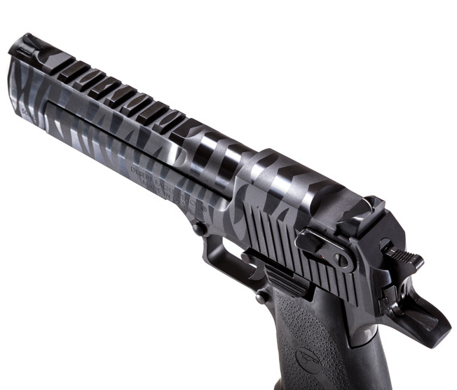 Desert Eagle, .50 AE Black with Tiger Stripes - Kahr Firearms Group