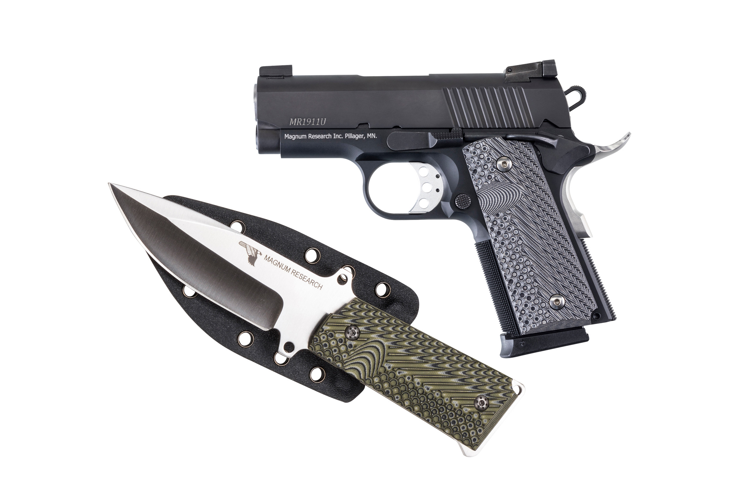 Desert Eagle 1911 U, Stainless with KNIFE1911 Kahr Firearms Group