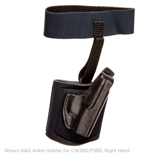 Gould & Goodrich Ankle Holster With Garter, PM45, Right Hand