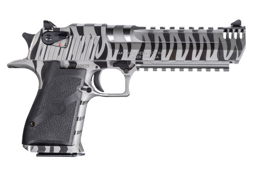 Desert Eagle, .44 Magnum, White with Tiger Stripes