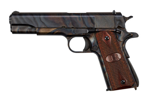 Case Hardened 1911, .45Cal., w/ U.S. Logo Grip - Kahr Firearms Group