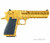 Desert Eagle .50 AE, Titanium Gold with Tiger Stripes