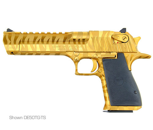 Desert Eagle, .44 Magnum, Titanium Gold w/ Tiger Stripes - Kahr 