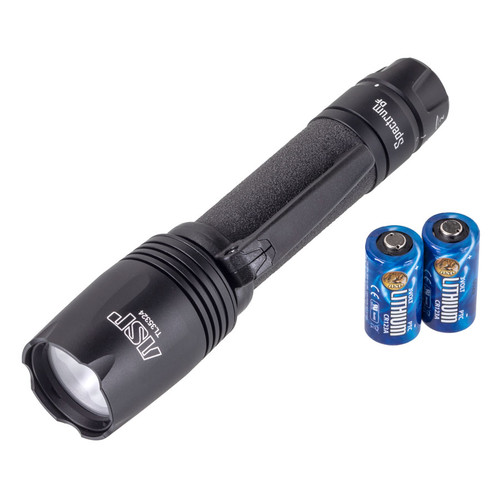 asp dual fuel tungsten rechargeable flashlight 18650 DF LED 430 Lm or strobe ASP Pro DF (Dual Fuel)
