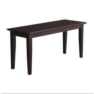 Solid Wood Entryway Accent Bench in Java Brown Finish Q280-JAVBWCIC1695712