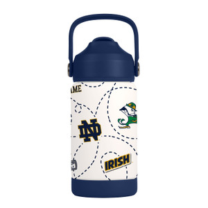 Notre Dame Fighting Irish Kids Bottle 12oz Stainless Steel Mascot Z157-9738154622