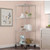 Heavy Duty 4-Tier Corner Storage Rack Shelving Unit with Casters Q280-TCSRCHE1559581
