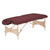 Burgundy Portable Massage Table with Adjustable Headrest and Carry Case Q280-BMTETL9872151