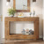 Modern Farmhouse 47-inch Long Entryway or Sofa Table in Brown Wood Finish Q280-WCFHCSTB12014583
