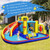 7-in-1 Inflatable Water Slide Bounce Castle with Splash Pool and Climbing Wall without Blower - Col D681-NP10358