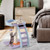 19 Inch Mohair Plush Cat Tree with Ladder and Jingling Ball-Purple - Color: Purple D681-PV10082PU