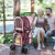 4-in-1 Double Pet Stroller with Detachable Carrier and Travel Carriage-Pink - Color: Pink D681-PW10040PI