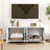 Cat Litter Box Enclosure for 2 Cats Modern Kitty Litter Box Furniture Hidden-Oak B593-PV10245