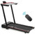 3-in-1 Folding Treadmill with Large Desk and LCD Display-Black - Color: Black D681-SP37179BK