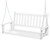 2-Person Wooden Outdoor Porch Swing with 500 lbs Weight Capacity-Brown B593-NP11445