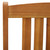 Patio Chair Set of 2 Brown Solid Acacia wood Medium Durable A949-3061199