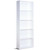 Modern 5-Tier Bookcase Storage Shelf in White Wood Finish Q280-CWMDBCN18140421