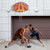 Indoor Outdoor Basketball Games with Large Shatter-proof Backboard - Color: Red D681-SP37874