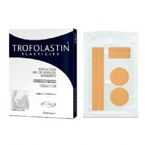 Trofolastin parches reductores de cicatrices mamario, 3 conjunto