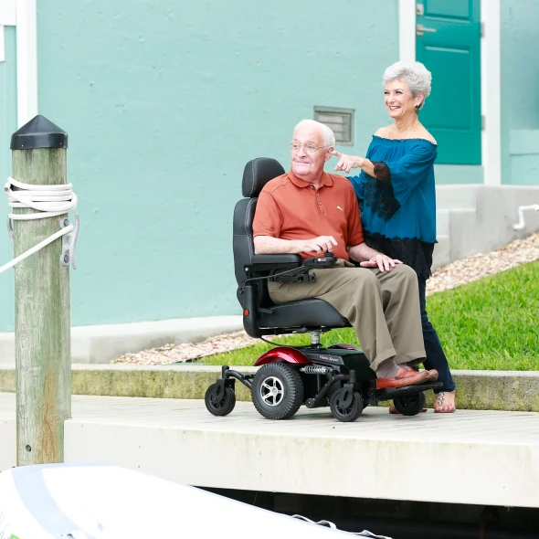 Merits Vision Sport Mid-Wheel Drive Power Chair