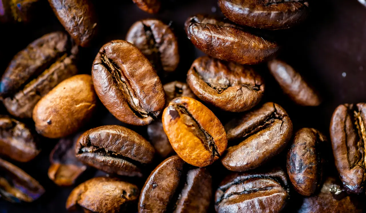 Geröstete Kaffeebohnen