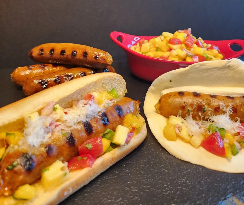 Chorizo Bratwurst with Mango - 12oz
