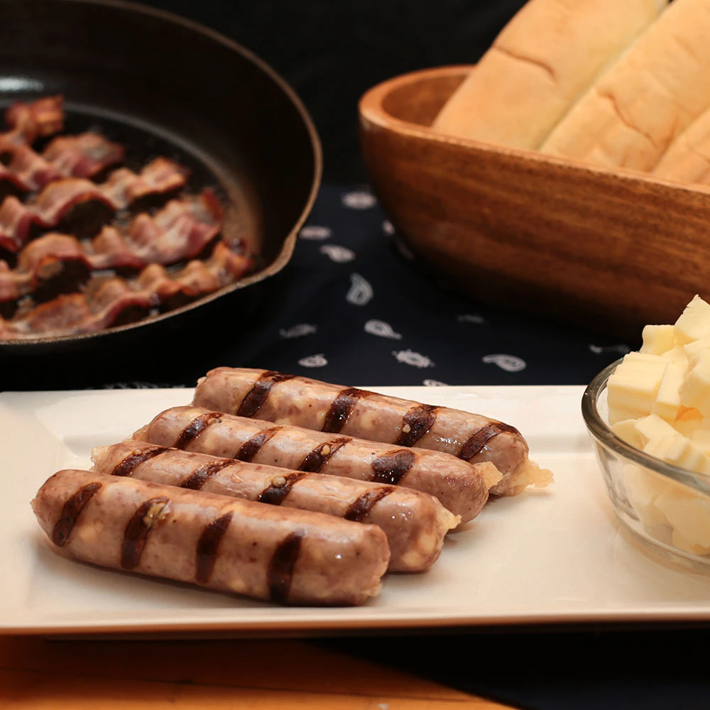 Bacon Mozzarella Bratwurst - 12oz