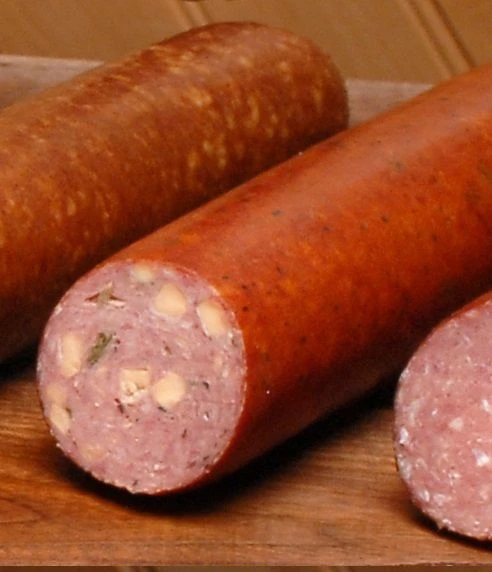 Summer Sausage with Cheese & Jalapenos - 8oz