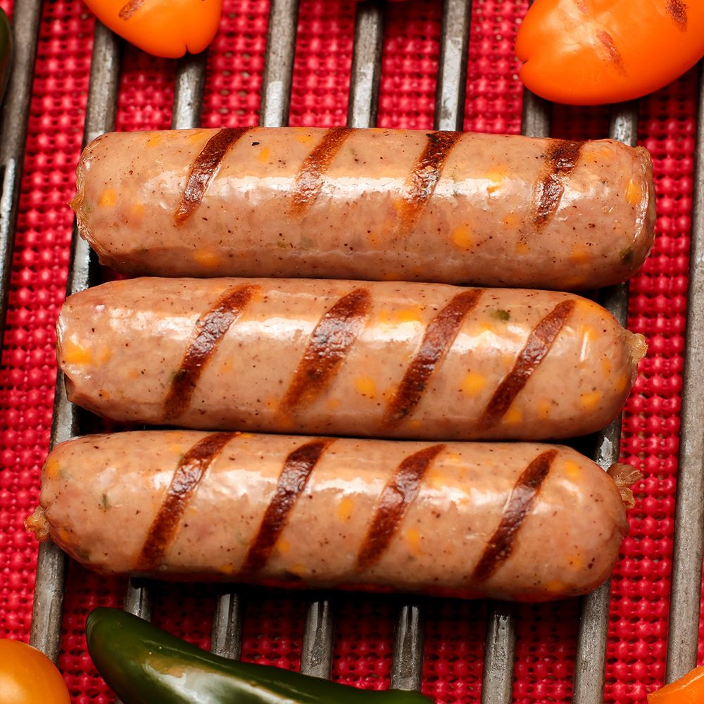 Bratwurst with Cheese & Jalapenos (Case of 20 Packages)
