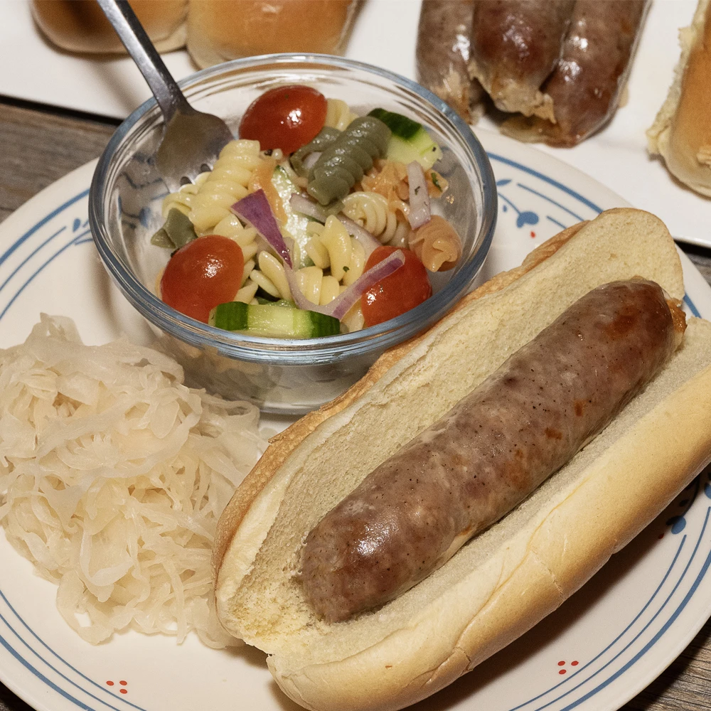 Bratwurst with Kraut - 12oz