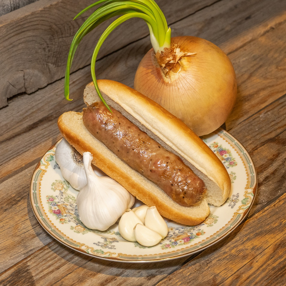 Garlic & Onion Bratwurst - 12oz