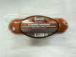 Smoked BBQ Flavored Summer Sausage with Cheddar & Pepper Cheese - 8oz